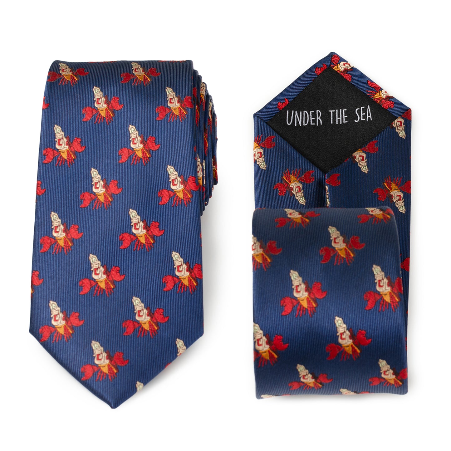 Sebastian Hidden Message Blue Men's Tie Image 2