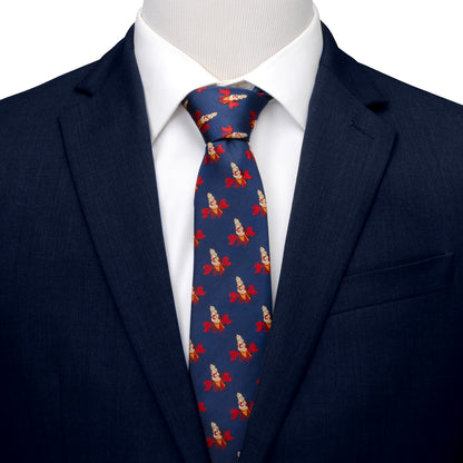 Sebastian Hidden Message Blue Men's Tie Image 3