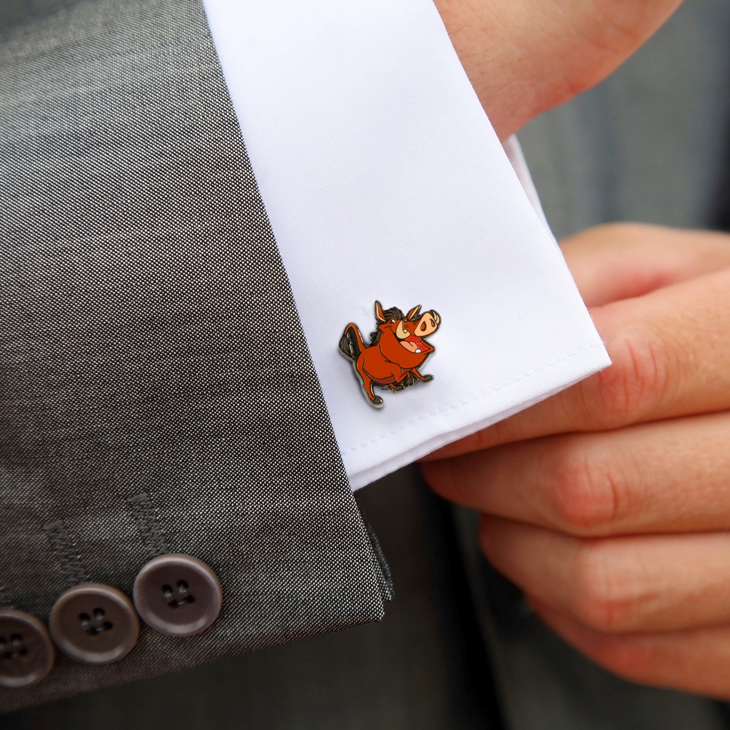 Timon & Pumbaa Hakuna Matata Cufflinks Image 2