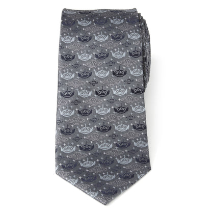 Toy Story Alien Gray Men's Tie Image 3