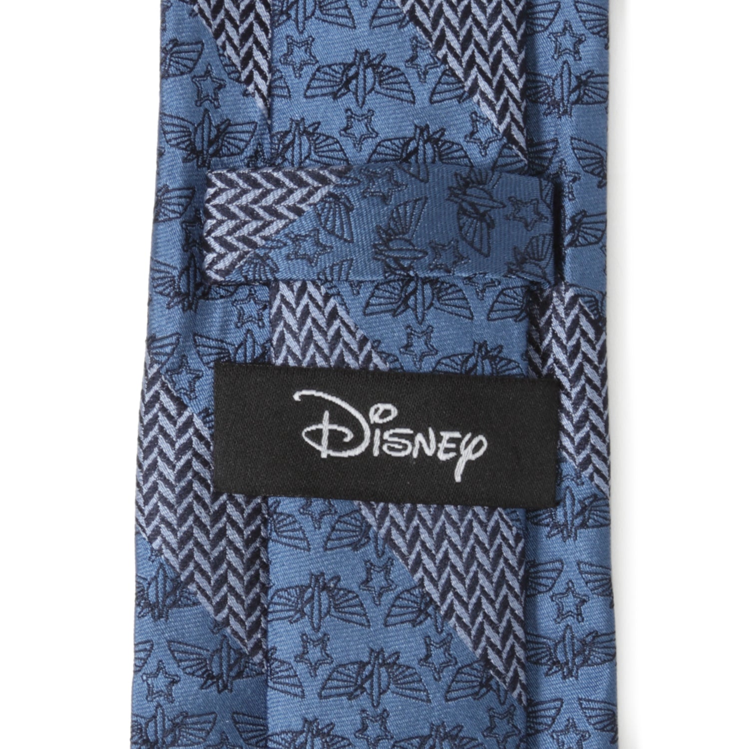 Toy Story Icon Herringbone Stripe Blue Men's Tie Image 4