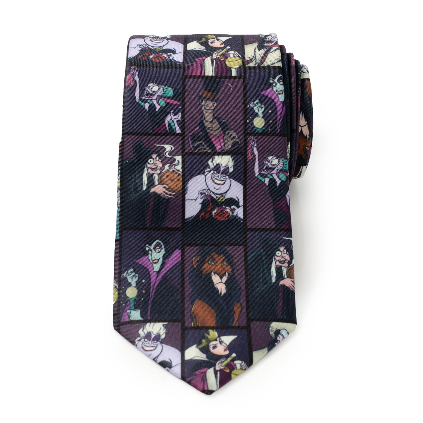 Disney Villains Dark Men's Tie Image 3