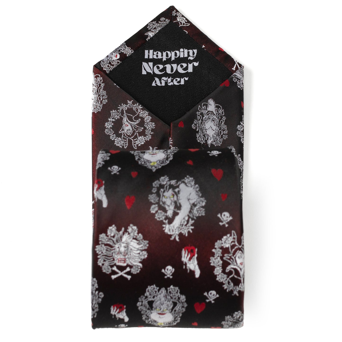 Villains "Happily Never After "Black Men's Tie Image 8