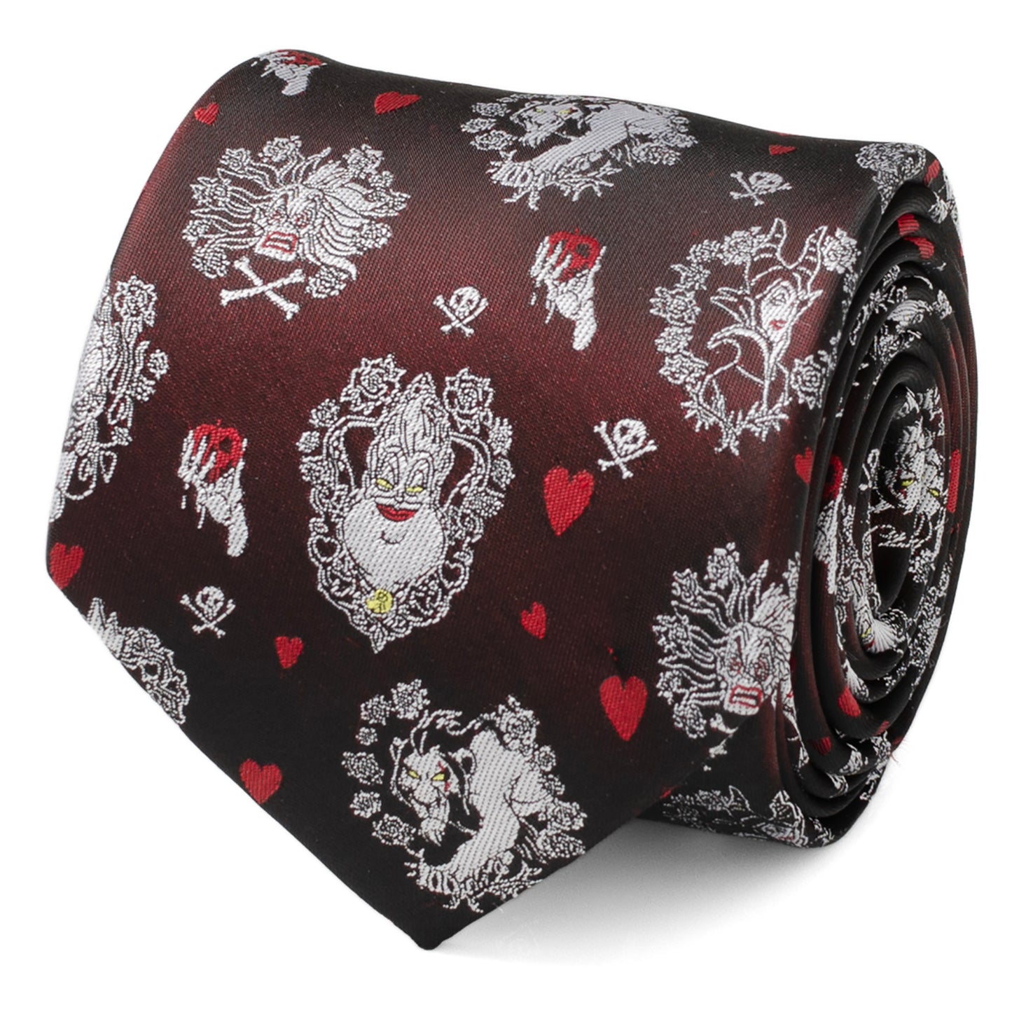 Villains "Happily Never After "Black Men's Tie Image 1