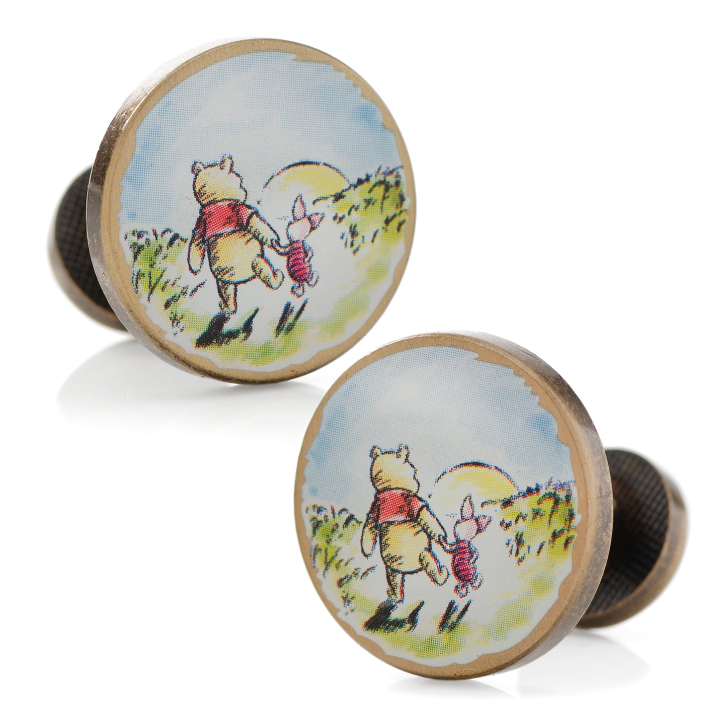 Winnie The Pooh & Piglet Cufflinks Image 1