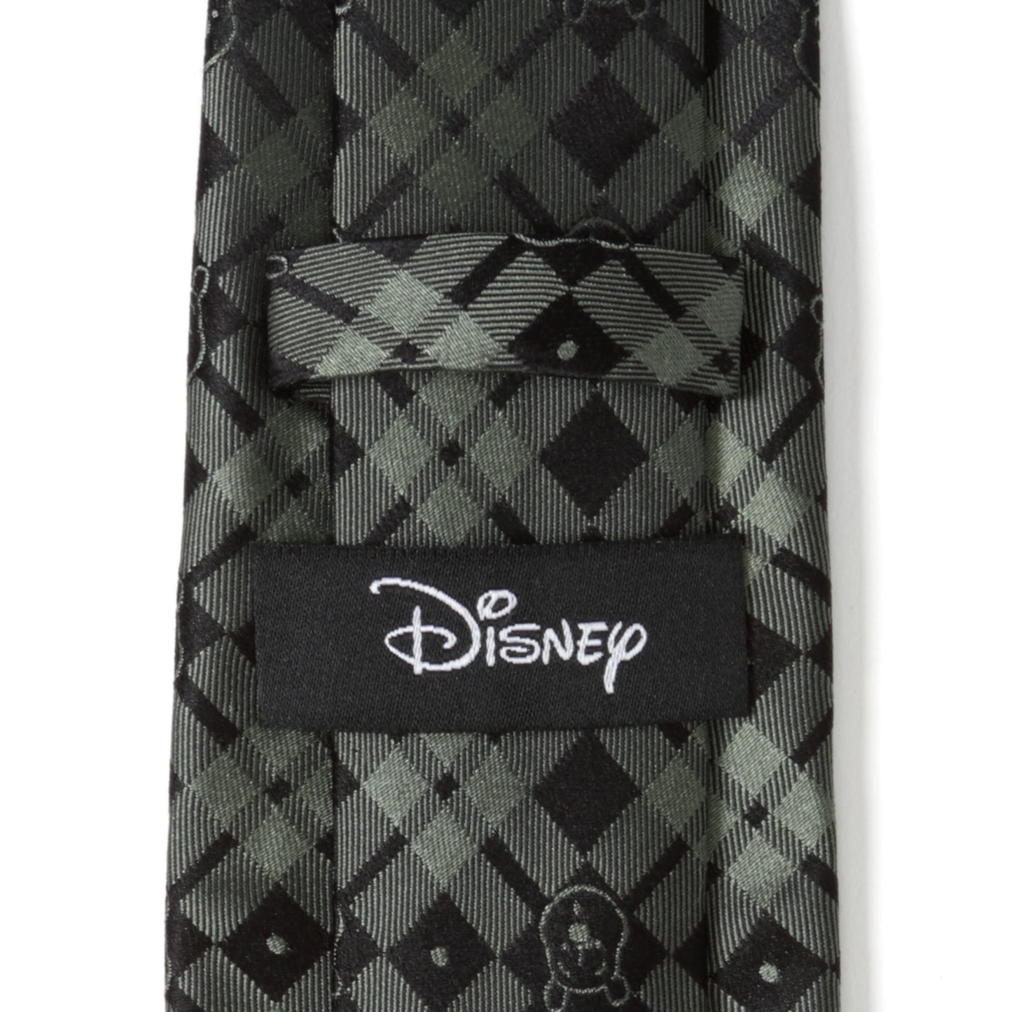 Winnie The Pooh Green Black Plaid Men's Tie Image 5