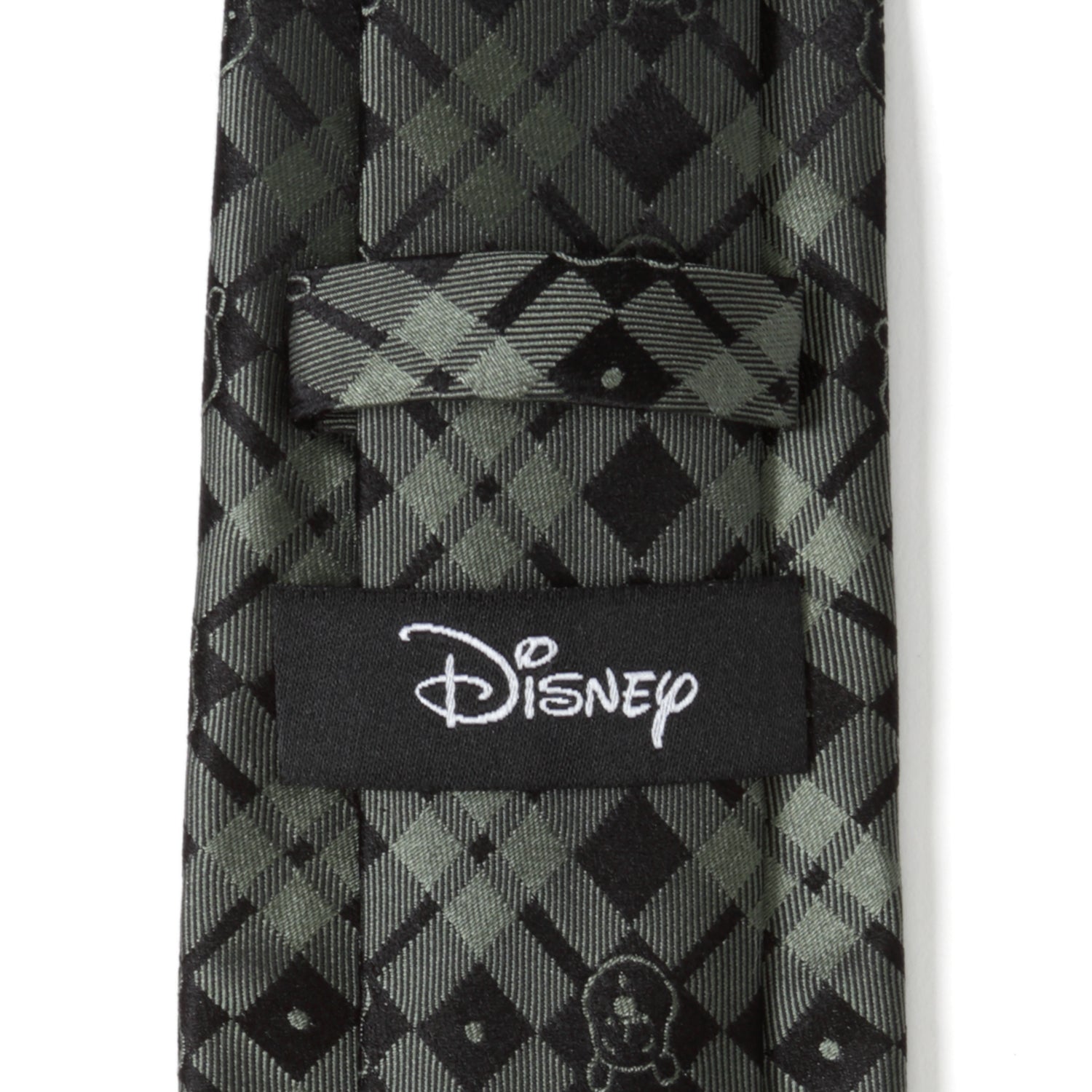 Winnie The Pooh Green Black Plaid Men's Tie Image 5