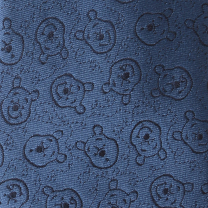 Winnie The Pooh Blue Tonal Men's Tie Image 4