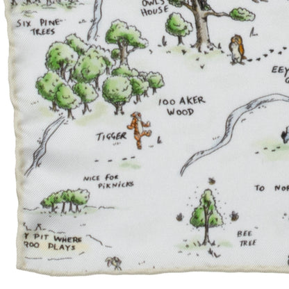 Winnie The Pooh Map Pocket Square Image 5