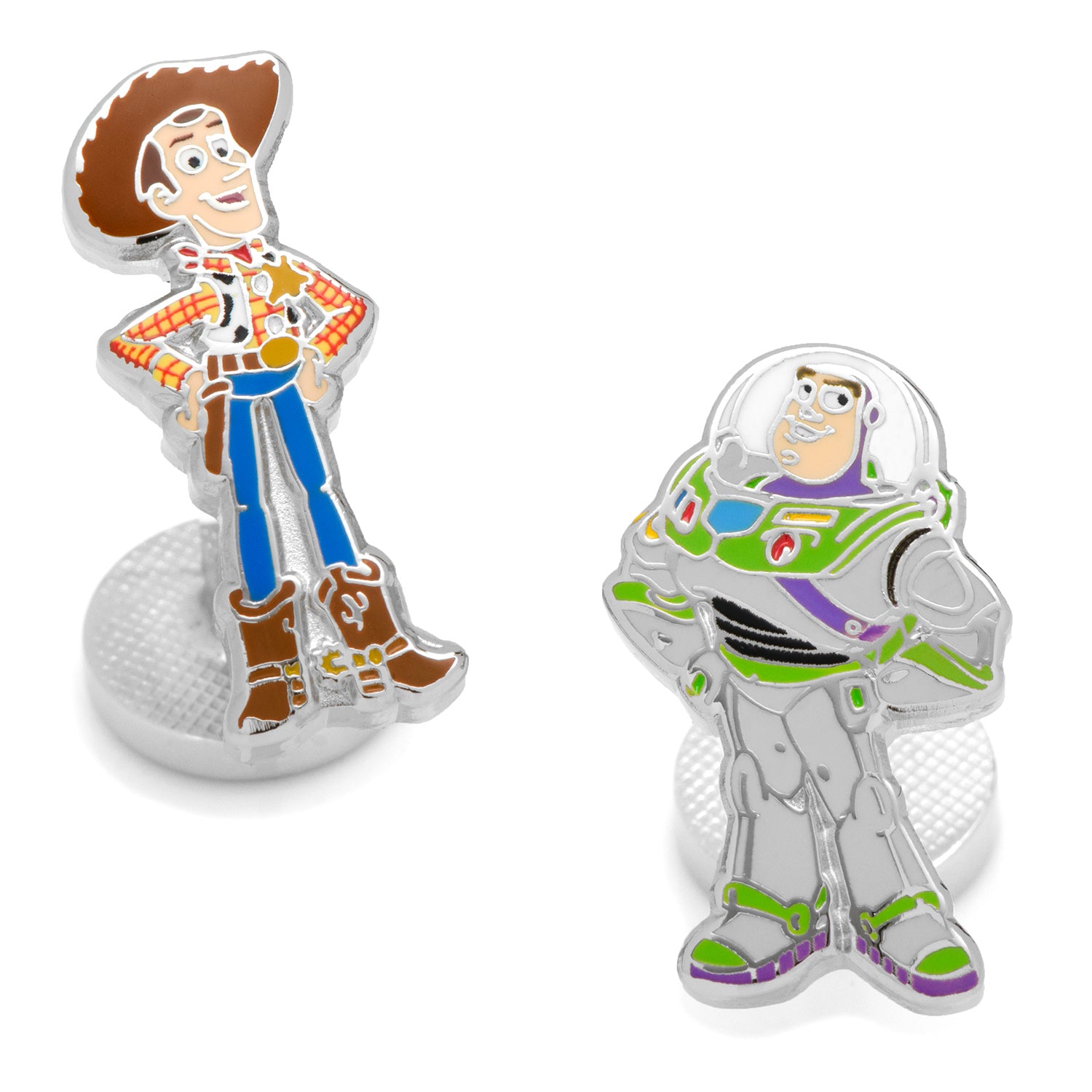 Disney Pixar Toy Story Woody and Buzz Lightyear Cufflinks Image 1