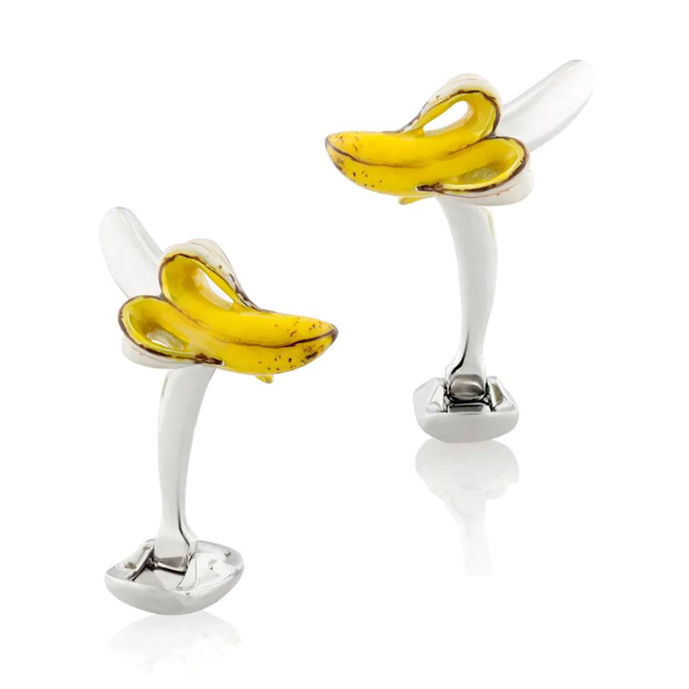 "THE REED" Peeled Banana Cufflinks Image 3