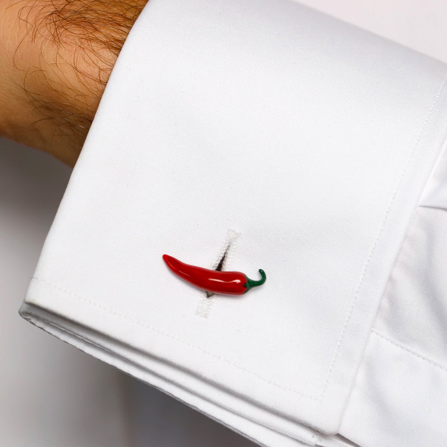 "Red Hot" Chili Cufflinks Image 4