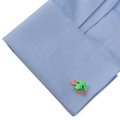 "The Red-Eye" Tree Frog Cufflinks Image 3