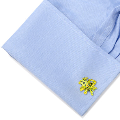 "Sixteen Yellow Legs" Cufflinks Image 3