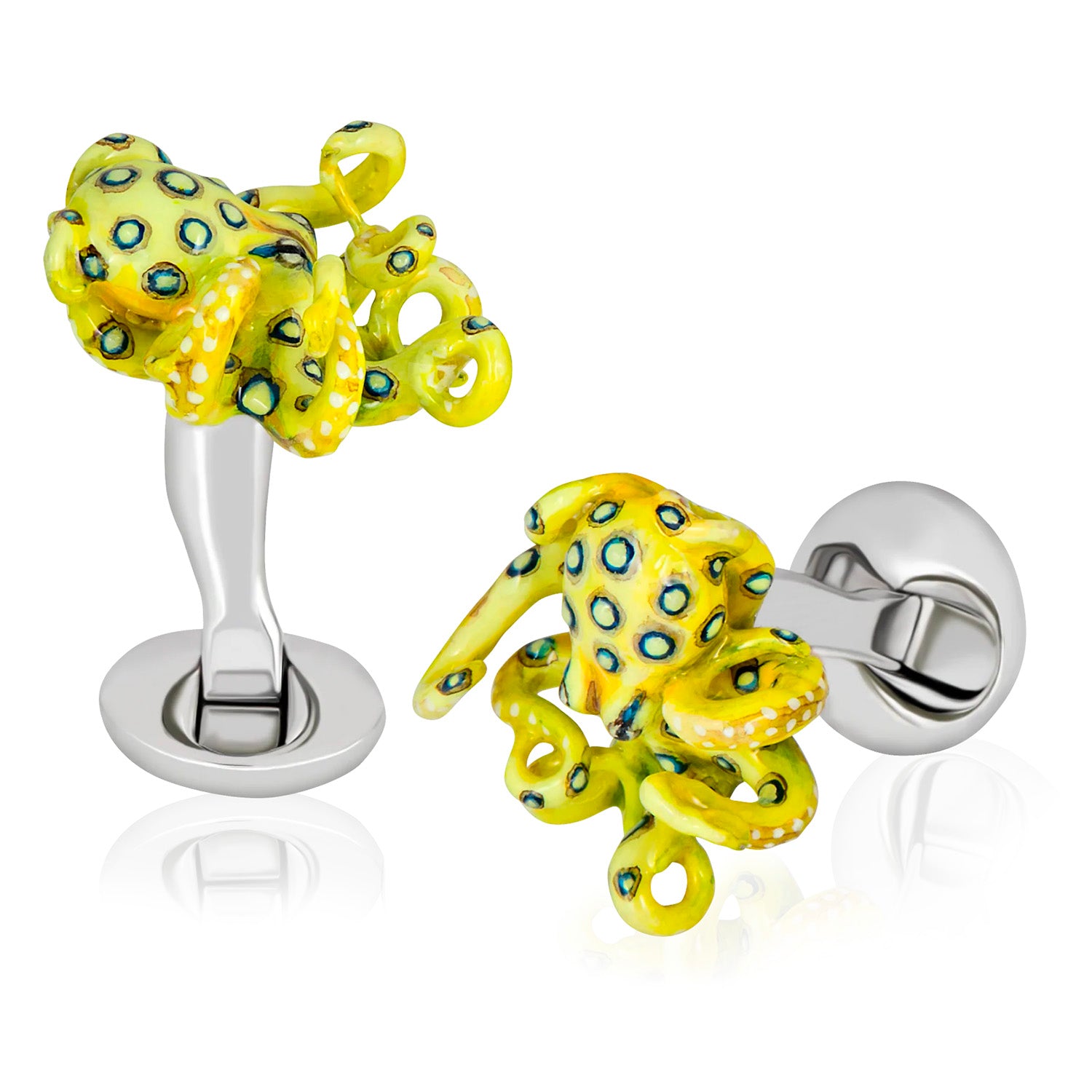 "Sixteen Yellow Legs" Cufflinks Image 1