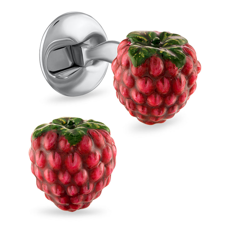 "The Sweet Tarts" Raspberry Cufflinks Image 2