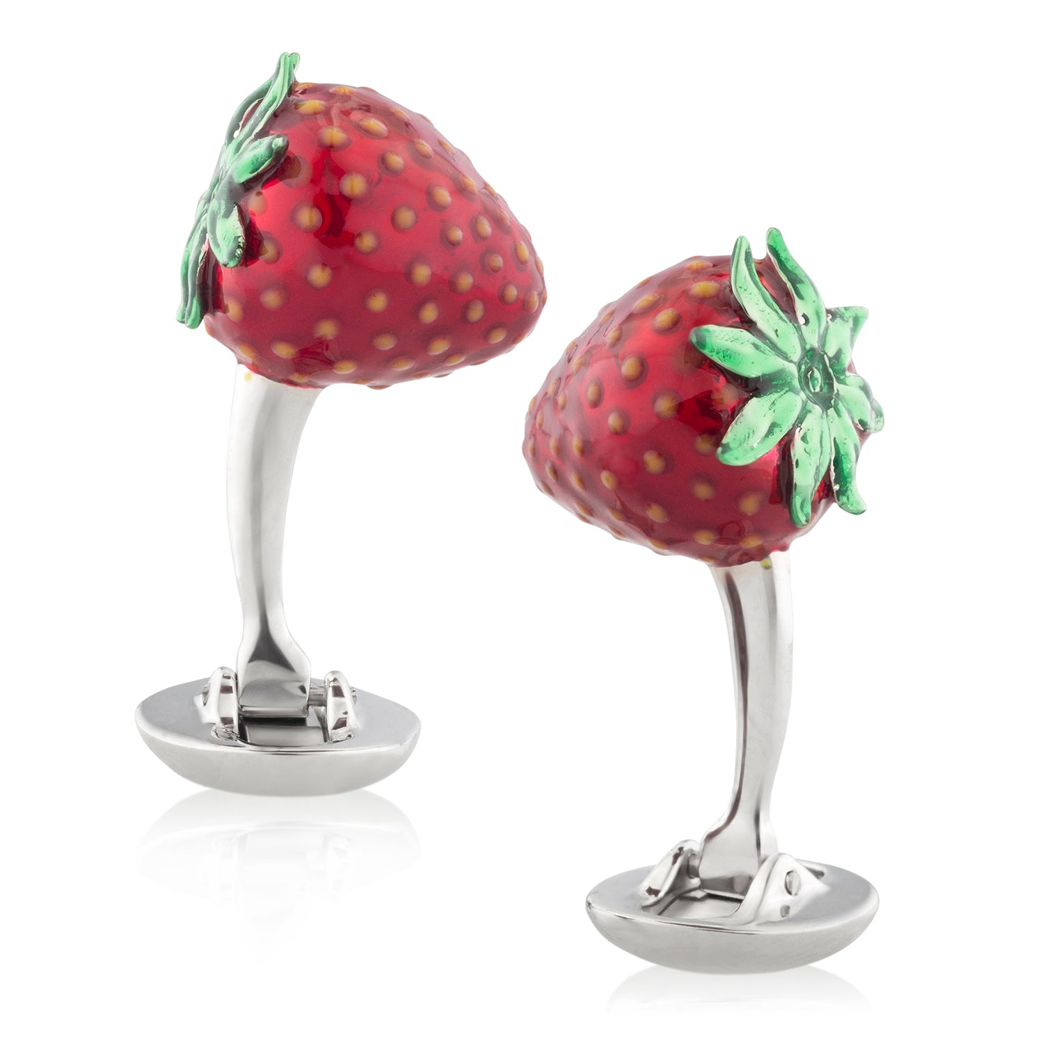 "72nd Street" Strawberry Cufflinks Image 2