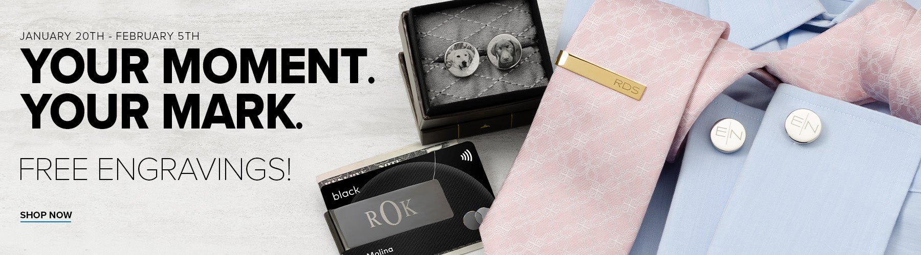 Enjoy FREE ENGRAVING!