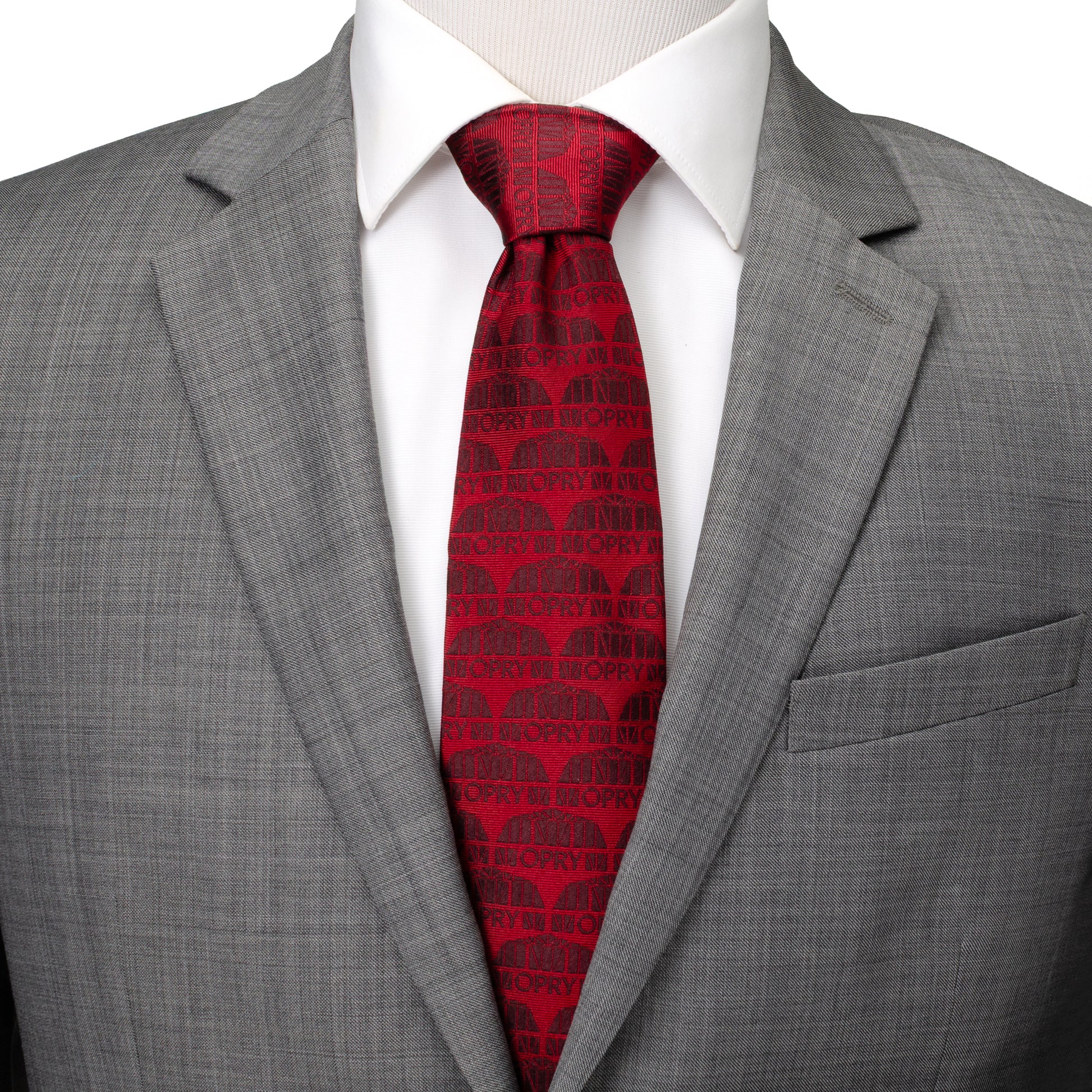 Grand Ole Opry Auditorium Red Men's Tie  Image 2