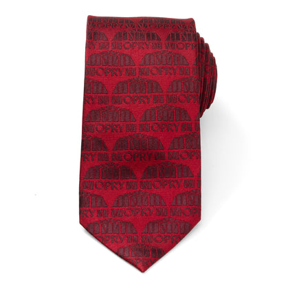 Grand Ole Opry Auditorium Red Men's Tie  Image 3