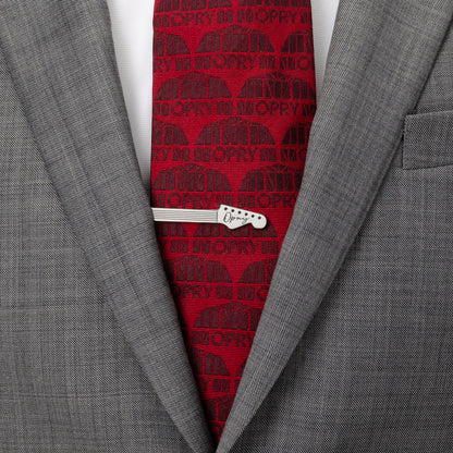 Grand Ole Opry Guitar Neck Silver Tie Clip Image 2