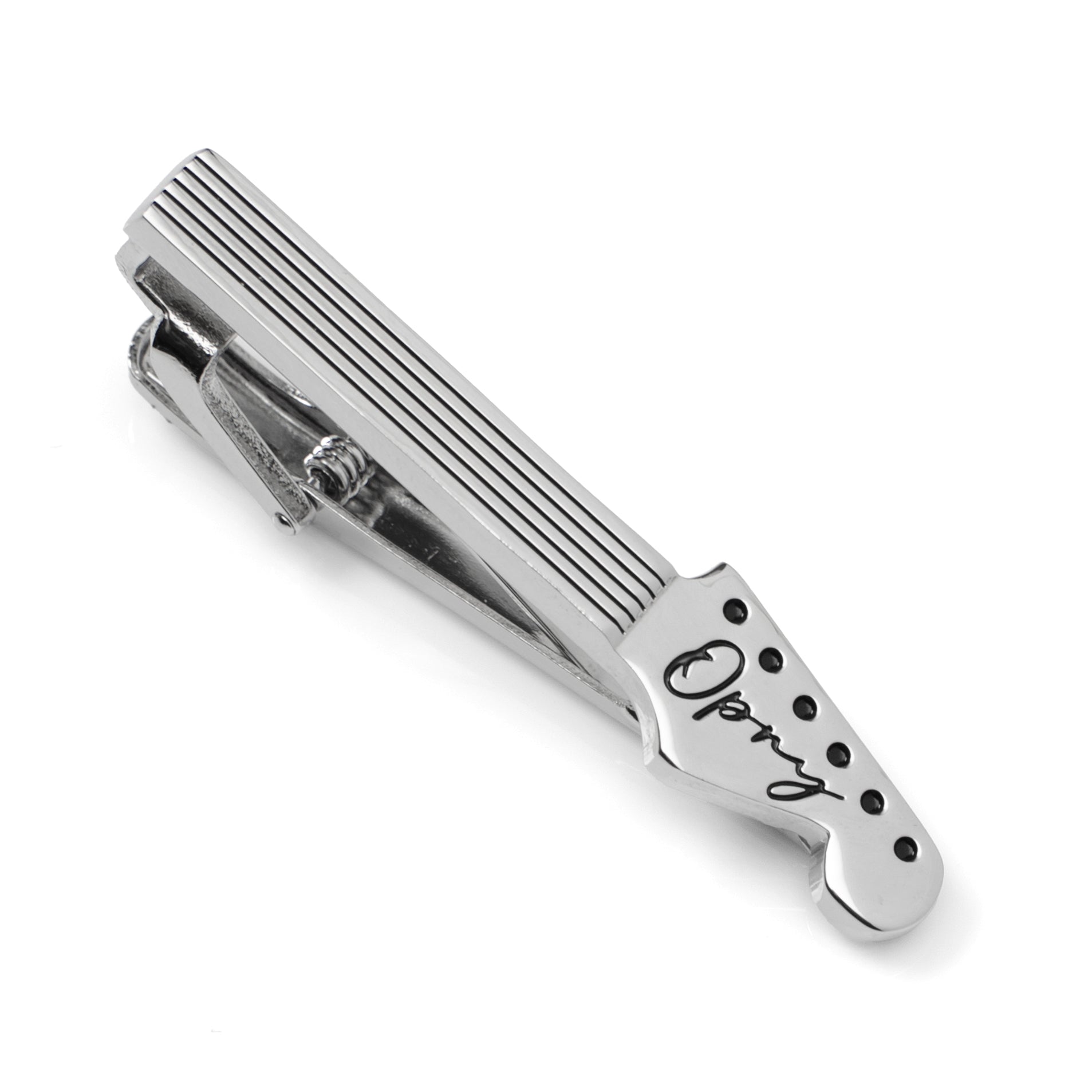 Grand Ole Opry Guitar Neck Silver Tie Clip Image 3