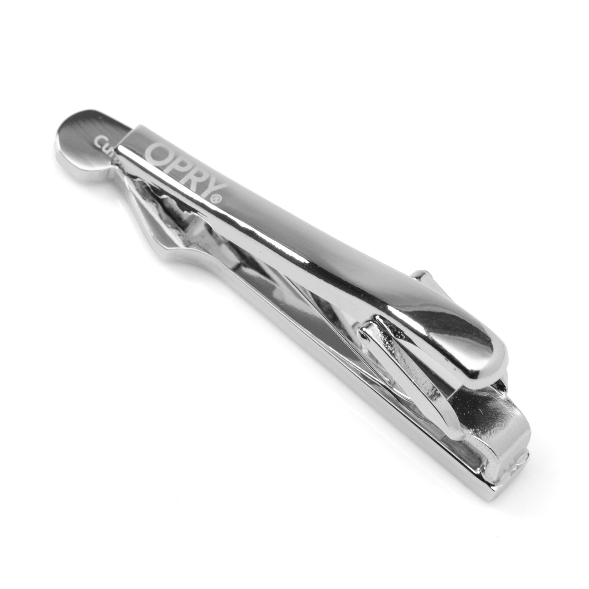 Grand Ole Opry Guitar Neck Silver Tie Clip Image 6