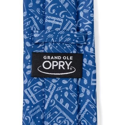Grand Ole Opry Musical Blue Men's Tie Image 4