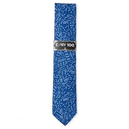 Grand Ole Opry Musical Blue Men's Tie Image 6
