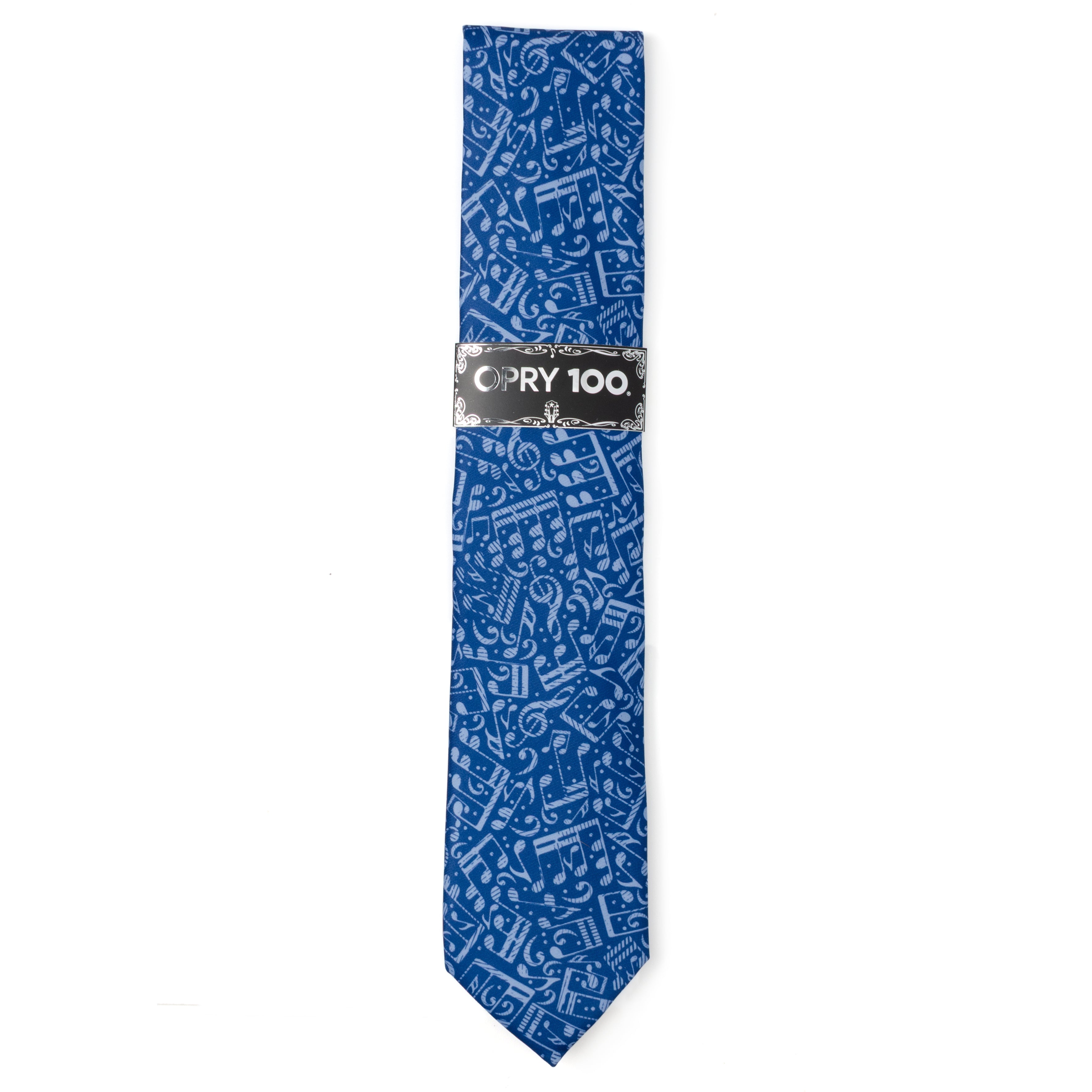 Grand Ole Opry Musical Blue Men's Tie Image 6