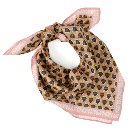 Grand Ole Opry Pink Multi Satin Handkerchief Scarf Image 3