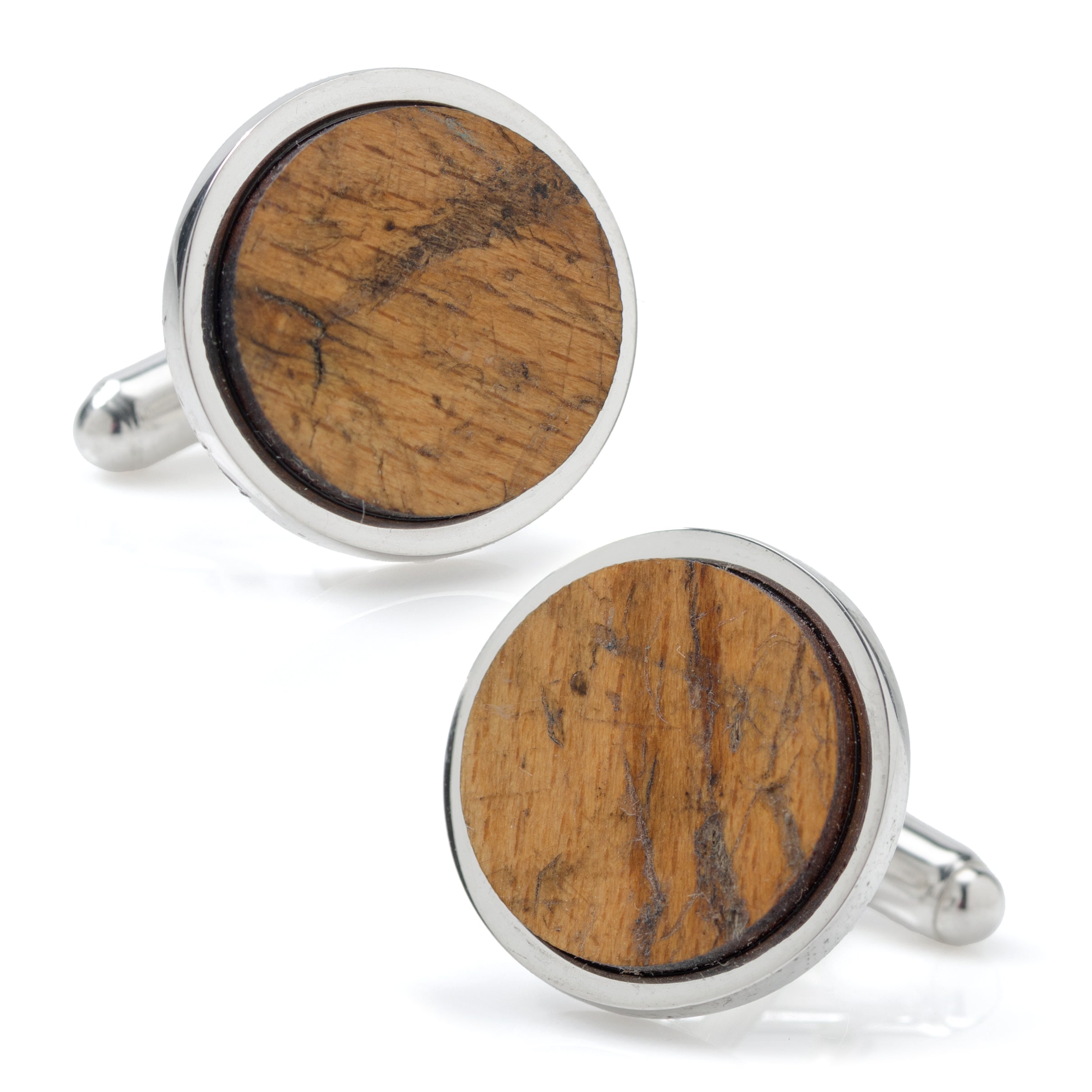 Ryman Auditorium White Oakwood Gunmetal Cufflinks