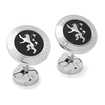 Lannister Filigree Stainless Steel Cufflinks Image 2