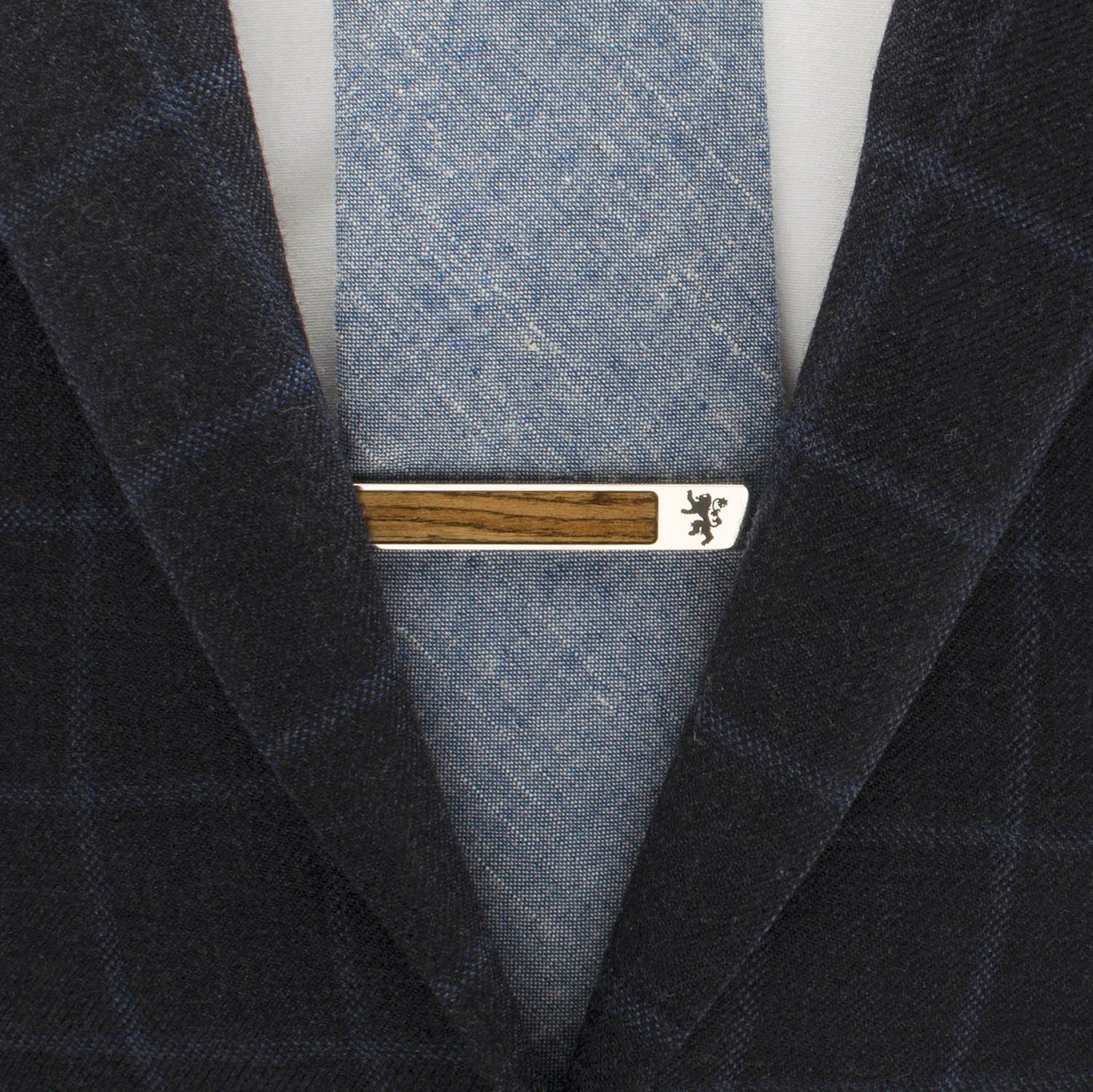 Lannister Inlaid Wood Tie Clip Image 2