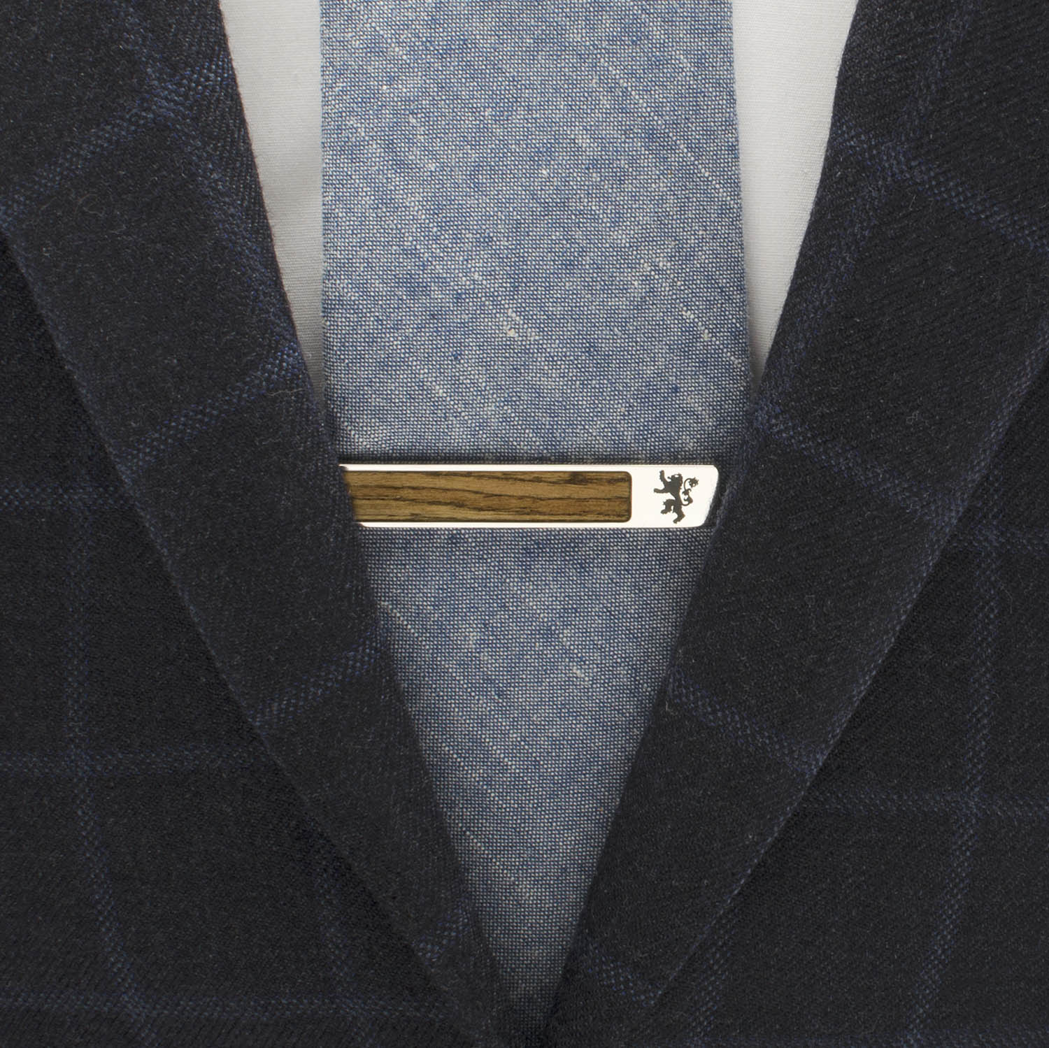 Lannister Inlaid Wood Tie Clip Image 2