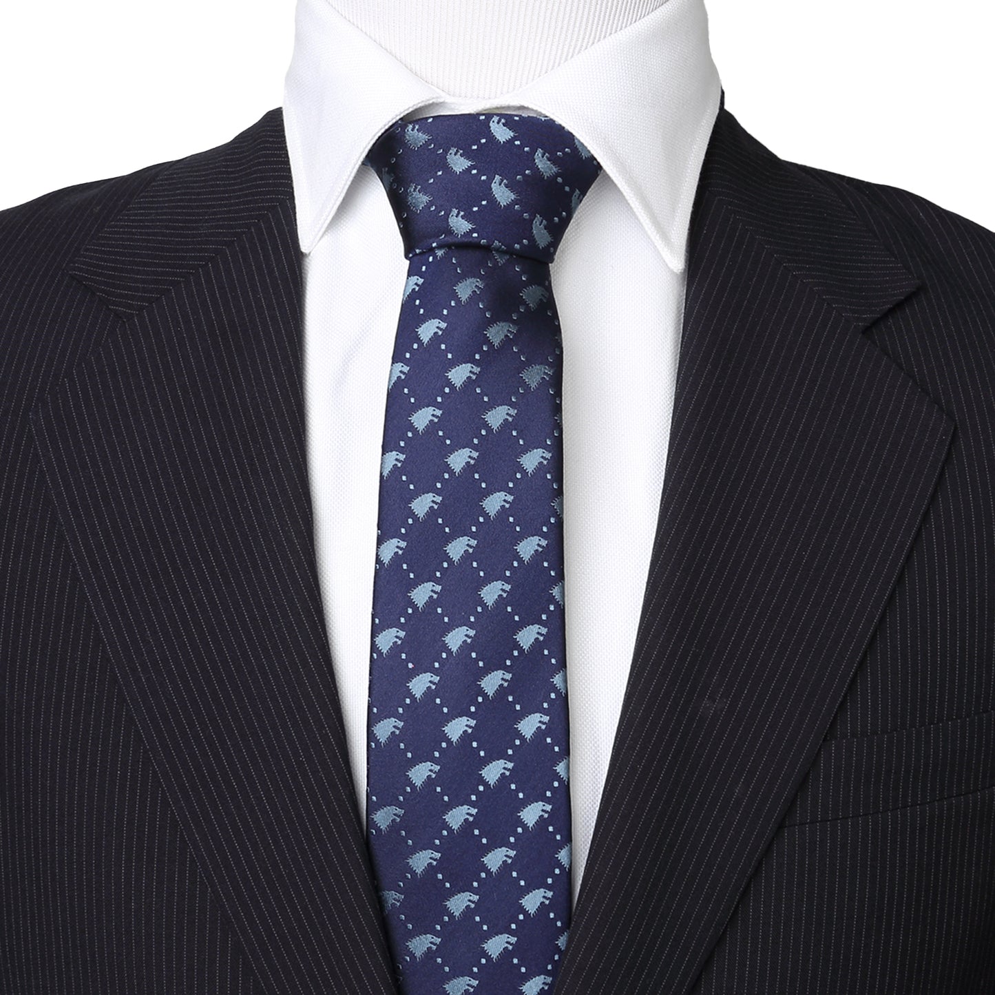 Stark Direwolf Men's Tie Image 2