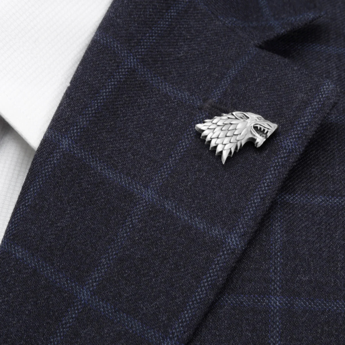 Épingle à revers antique Stark Direwolf