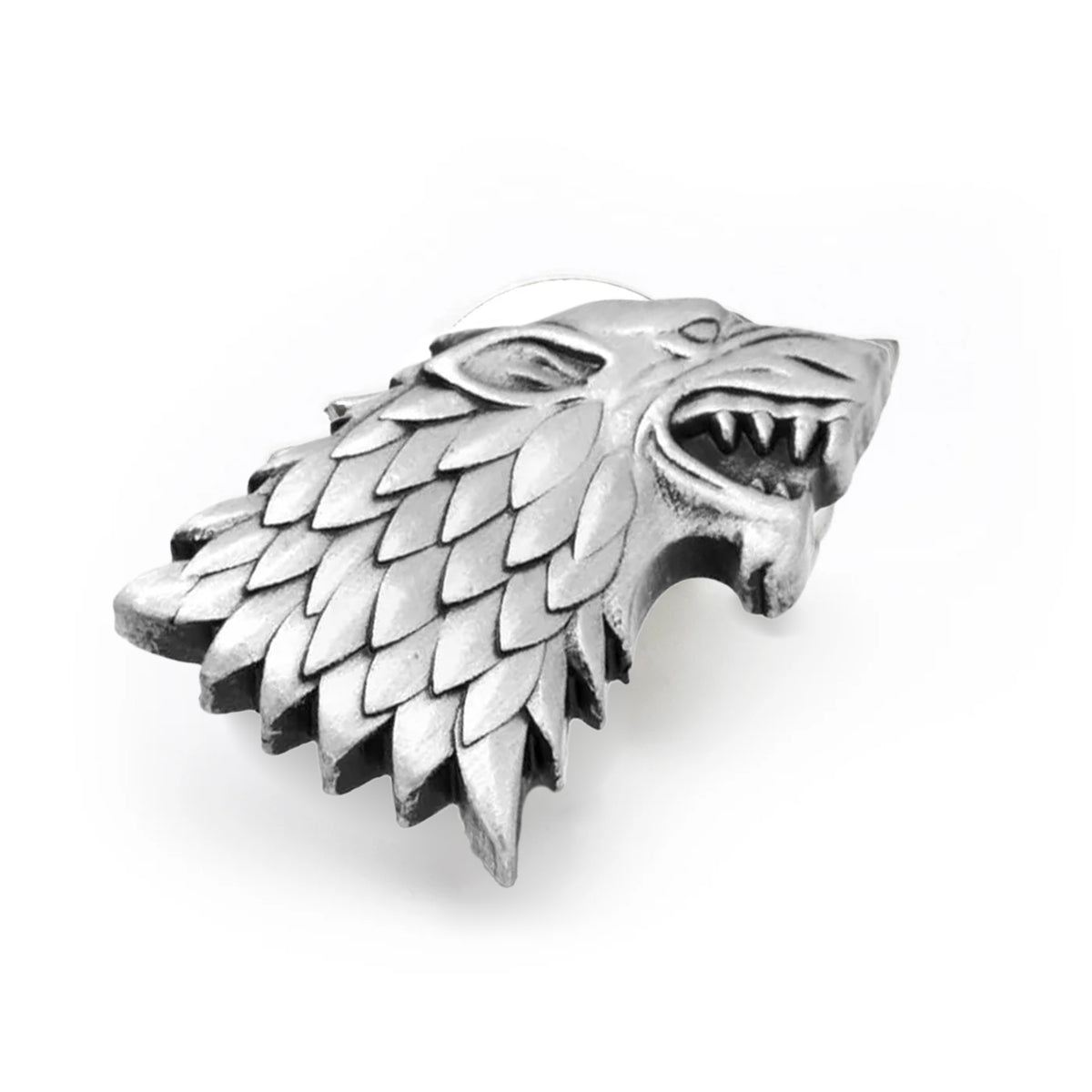 Alfiler de solapa Stark Direwolf Antiqued