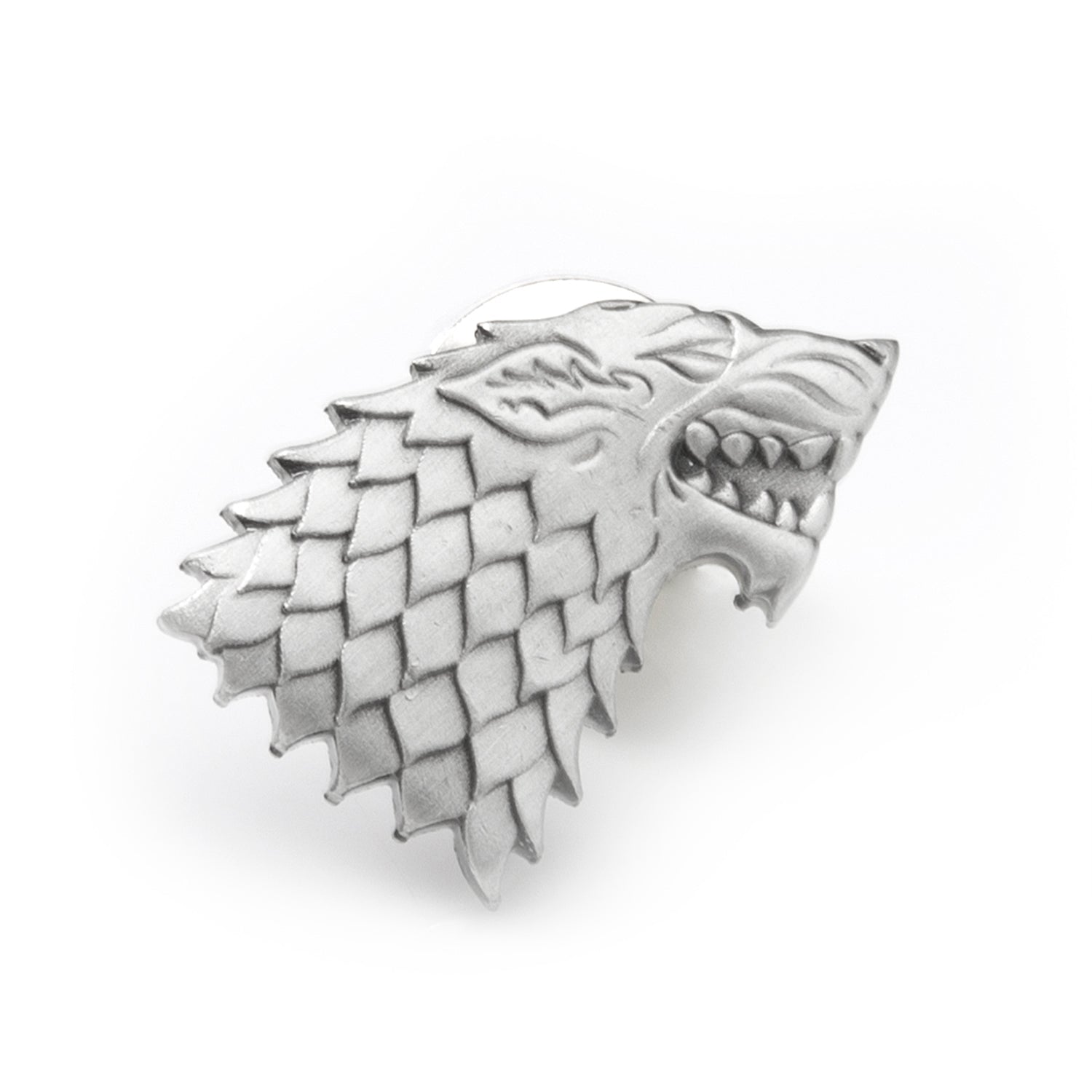 Stark Direwolf Antiqued Lapel Pin Image 1