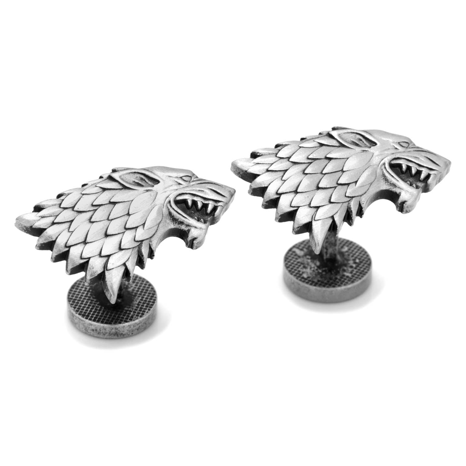 Stark Direwolf Sigil Cufflinks Image 2