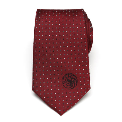 Targaryen Dragon Sigil Men's Tie Image 3