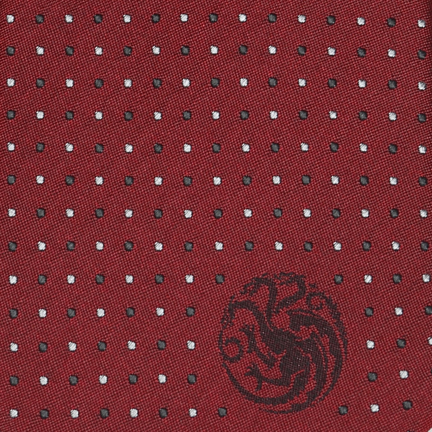 Targaryen Dragon Sigil Men's Tie Image 5