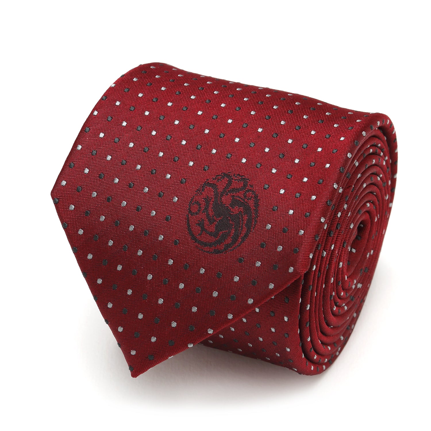 Targaryen Dragon Sigil Men's Tie Image 1