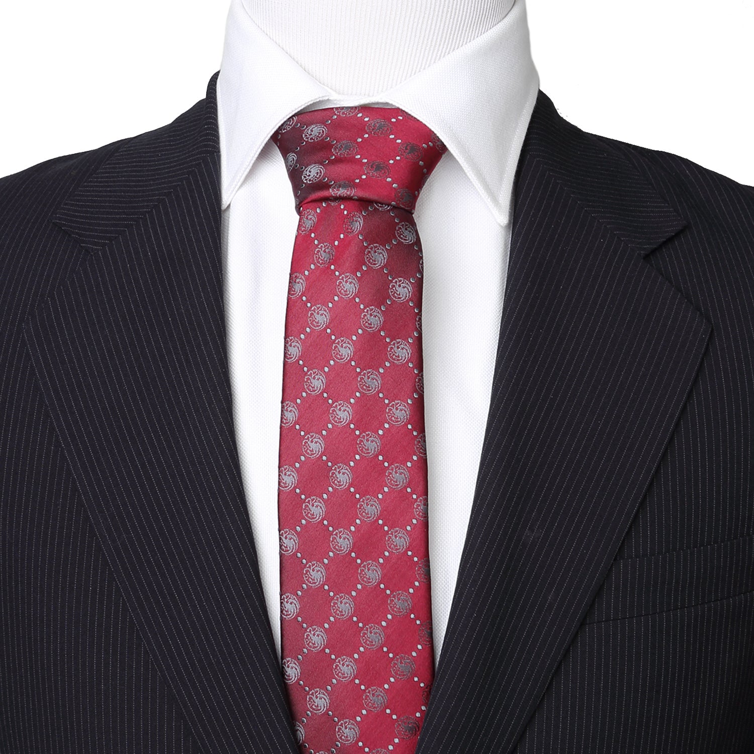 Targaryen Dragon Scattered Men's Tie Image 2