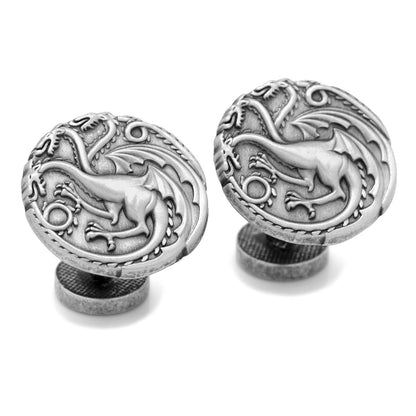 Targaryen Three Headed Dragon Sigil Cufflinks Image 2