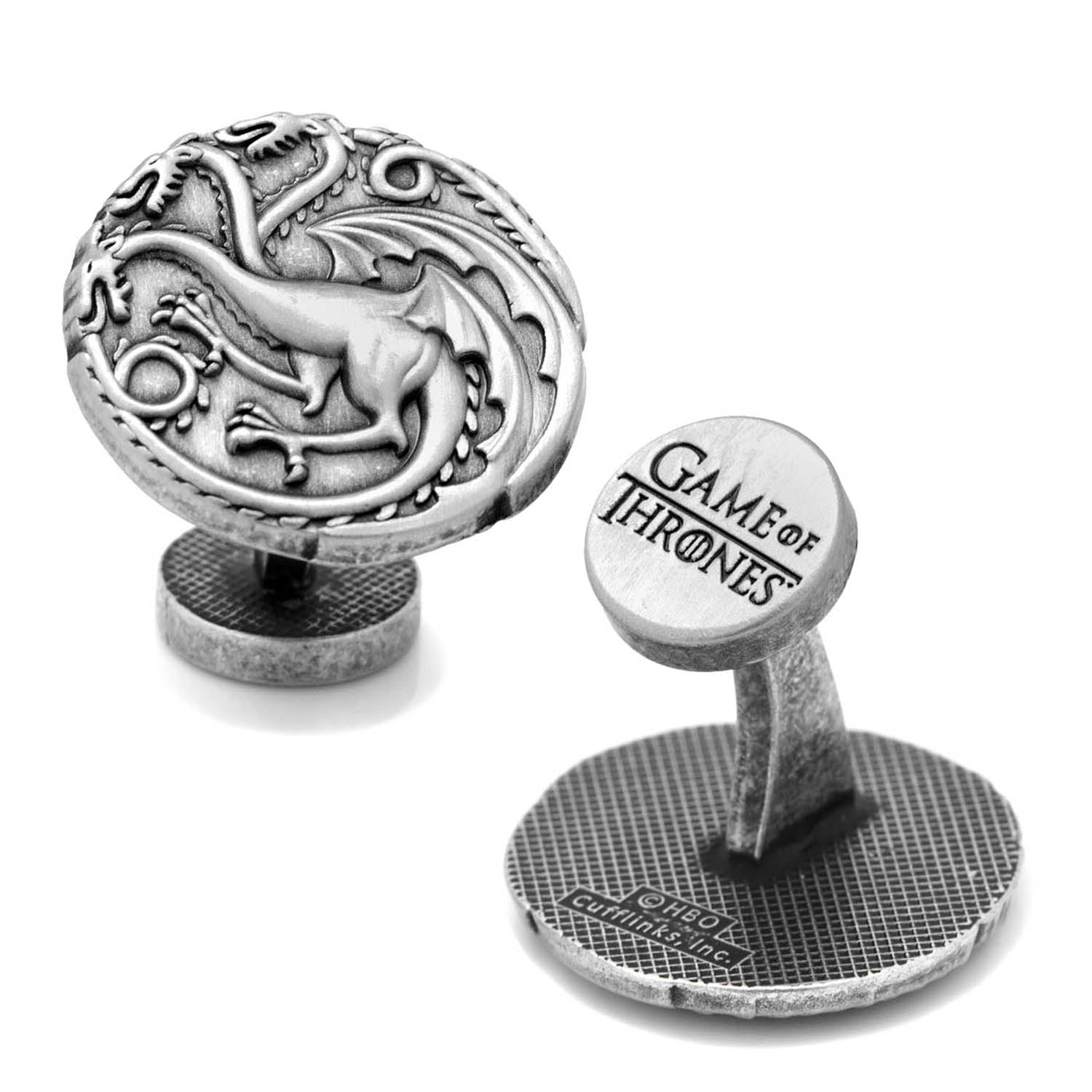 Targaryen Three Headed Dragon Sigil Cufflinks Image 1