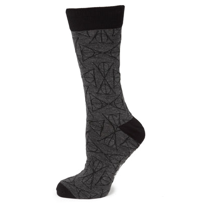 Harry Potter Deathly Hallows Black Men's Socks Image 1