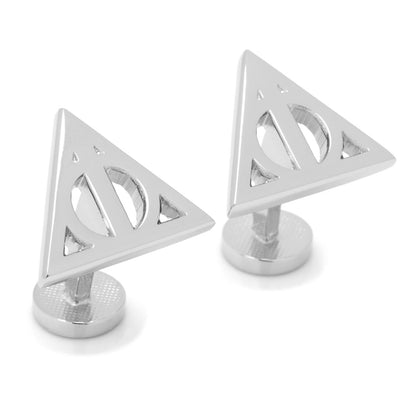 Silver Deathly Hallows Cufflinks Image 2