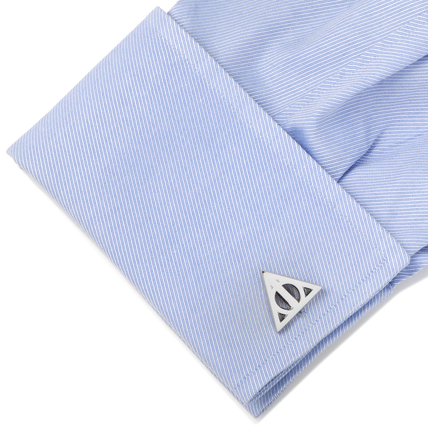 Silver Deathly Hallows Cufflinks Image 3