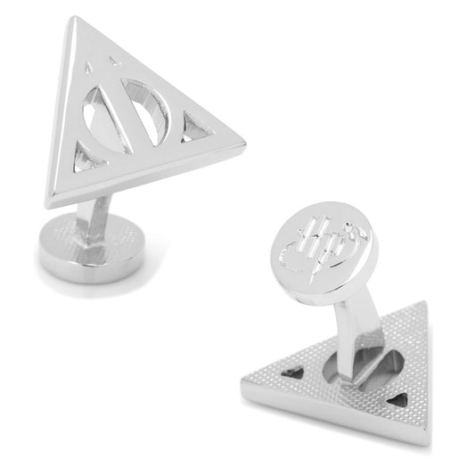 Silver Deathly Hallows Cufflinks Image 1